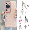Ice Cream Theme Phone Lanyard Multifunctional Phone Strap Bag Pendant Resin Texture for Fashion Youthful Individuals