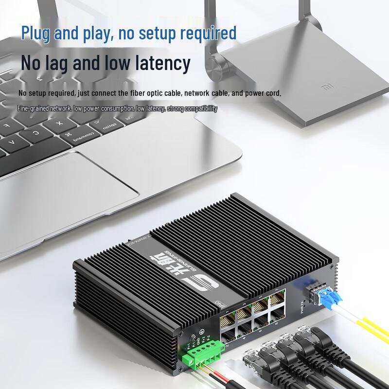 Guanghang Unmanaged Industrial Fiber Optic Transceiver