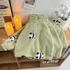 Winter Plush Warms Kids Pajama Sets Cartoon Thicken Kids Pajamas Set Girls Boys Home Wear Suit Toddler Girl Pajamas Set