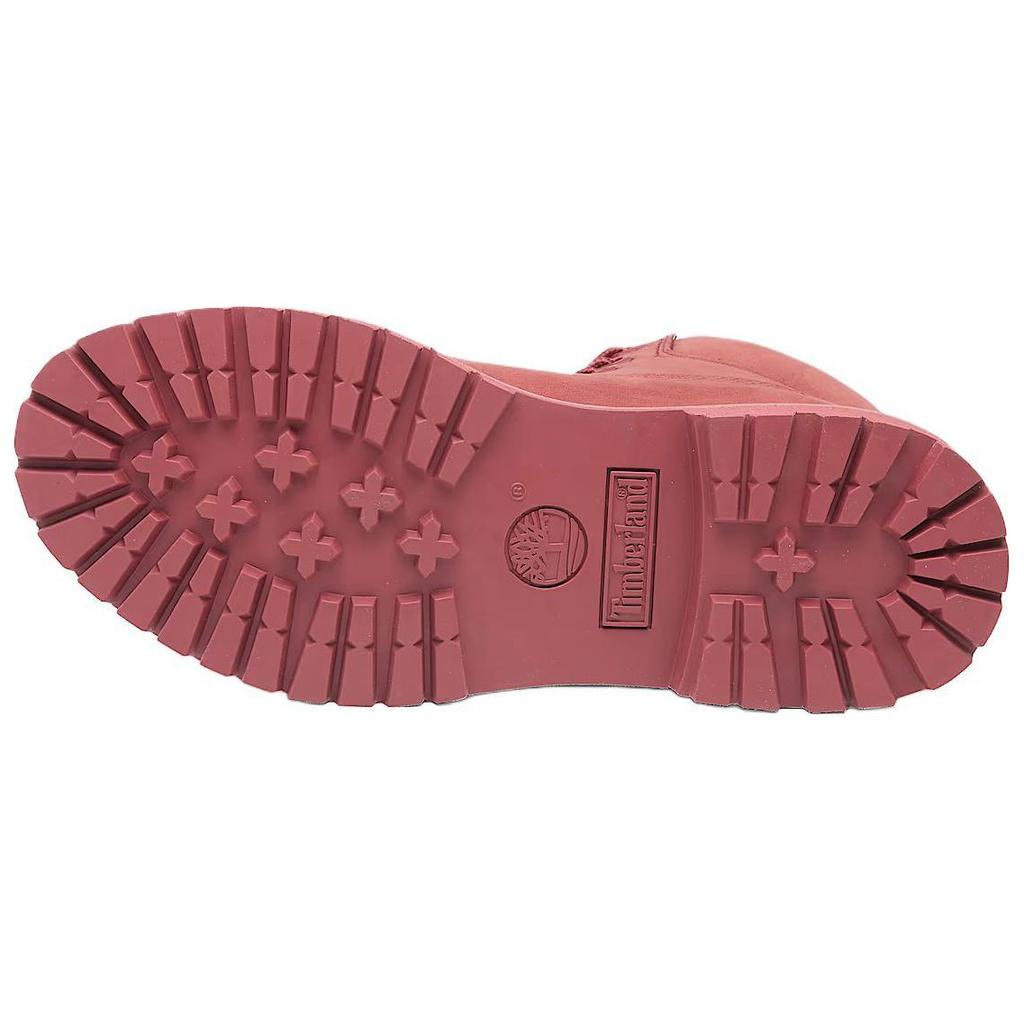 Timberland Premium 6-Inch Comfortable Versatile Short Boots Women Boots Red TB0A2HR8ET1