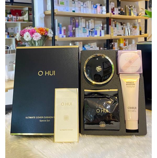 O HUI Ultimate Cover Cushion Cushion Moisture Специальный набор 4 предмета / Увлажняющий, Корейская косметика, Kbeauty