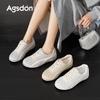 Augustus Dengde Training Shoes Women's 2025 New Autumn Flat-bottomed Forrest Gump Shoes Student Sports and Leisure Little White Board Shoes