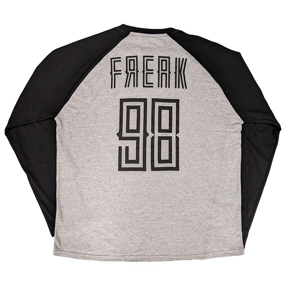 Korn Unisex Adult Freak 98 Raglan Long-Sleeved T-Shirt