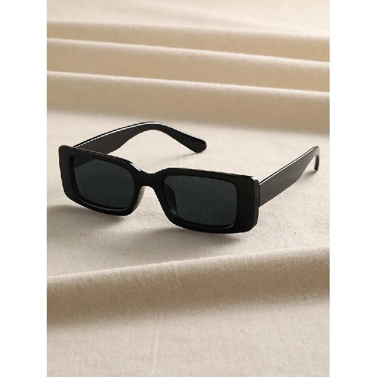 

1 PC Unisex Plastic Square Fashion Sunglasses For Beach Play And Daily Photography JXJ14-BK.GY