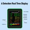 Air Quality Detector CO2 TVOC HCHO PM2.5 PM10 Portable Air Tester Color LCD Digital Display Air Quality Detector
