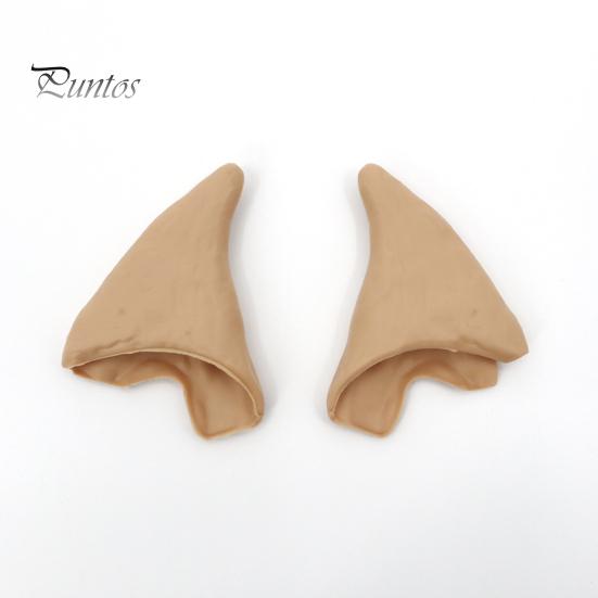 3 Pairs Rubber Elf Ears 10cm 12cm Role-Playing Decorative Ears Cosplay Fairy Pixie Soft Pointed Tips Anime Party Dress Up Costume Makeup Accessories