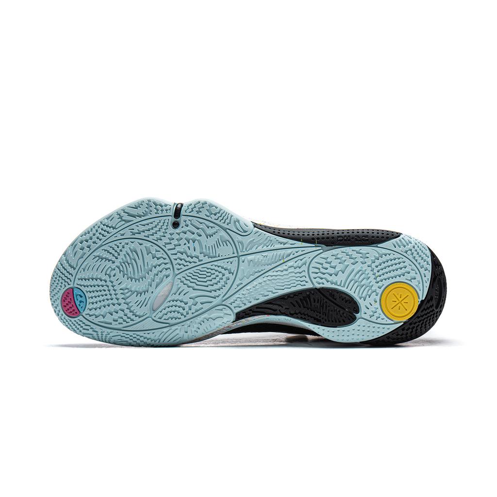 Li Ning All City 14 Dämpfung Rutschfest Abriebfest Rückprall Niedrig geschnittene Basketballschuhe Herren Schwarz ABAW001-13