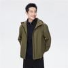 Giordano Herren Locker Geschnittene Windjacke mit Kapuze