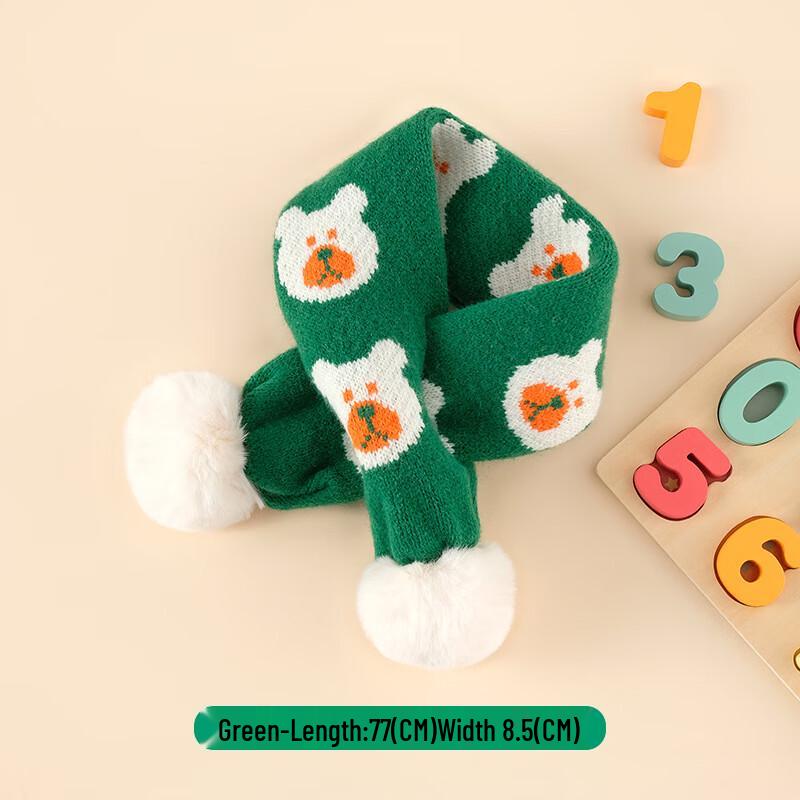 DUTRIEUX Kids' Cartoon Knitted Winter Scarf