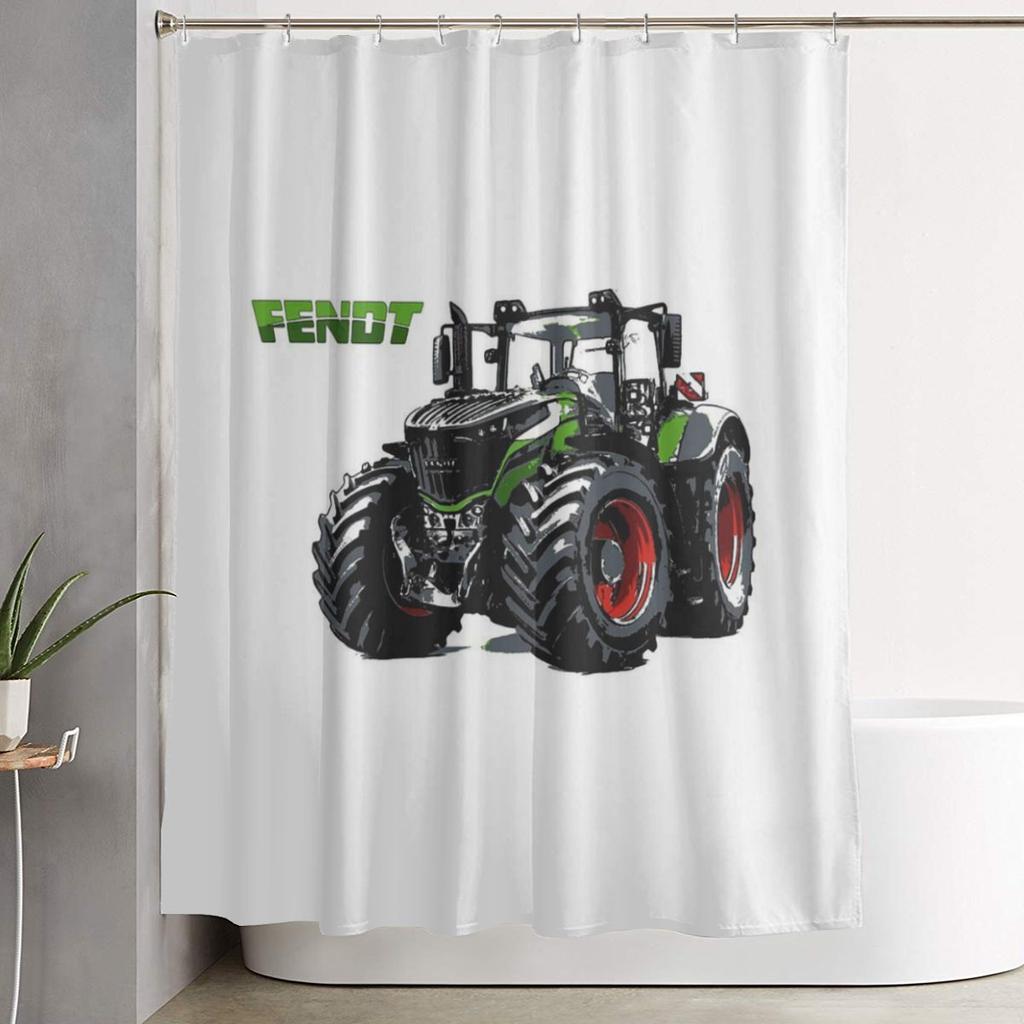 Fendt Traktor Duschvorhang Badezimmer Polyester Wasserdicht Badezimmer Vorhänge Mit Haken