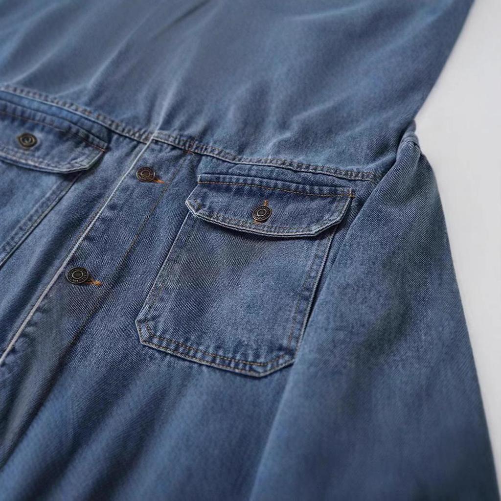 Men's Thickened Lambswool Denim Jacket - Warm, Trendy, Casual Winter Outerwear