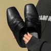 Summer Men Slippers Shoes Casual Flat Designer Loafers Slippers Man Fashion Leather Walking Shoes For Men