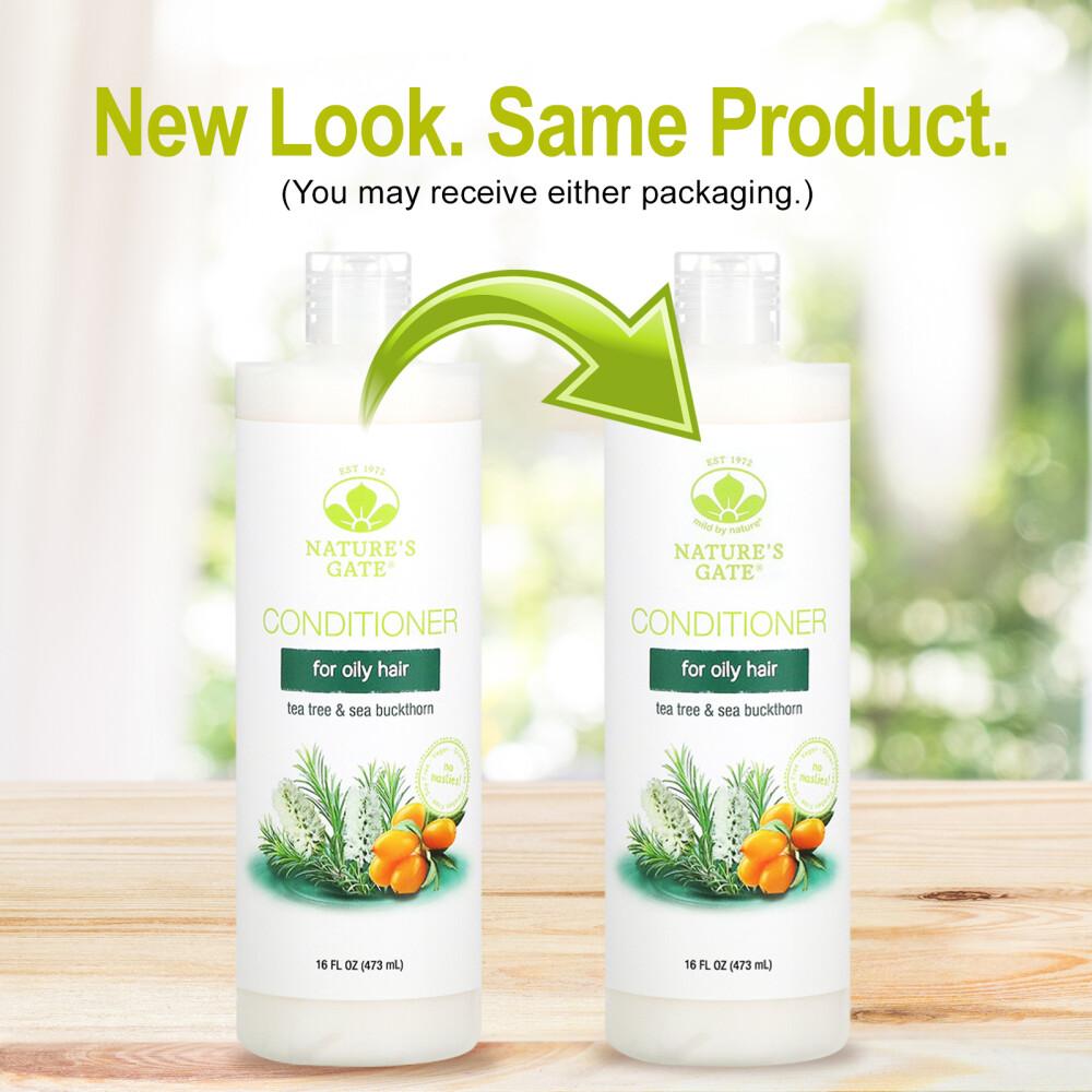 Natures Gate Teebaum & Sanddorn Spülung für fettiges Haar, 473ml (16 fl oz)