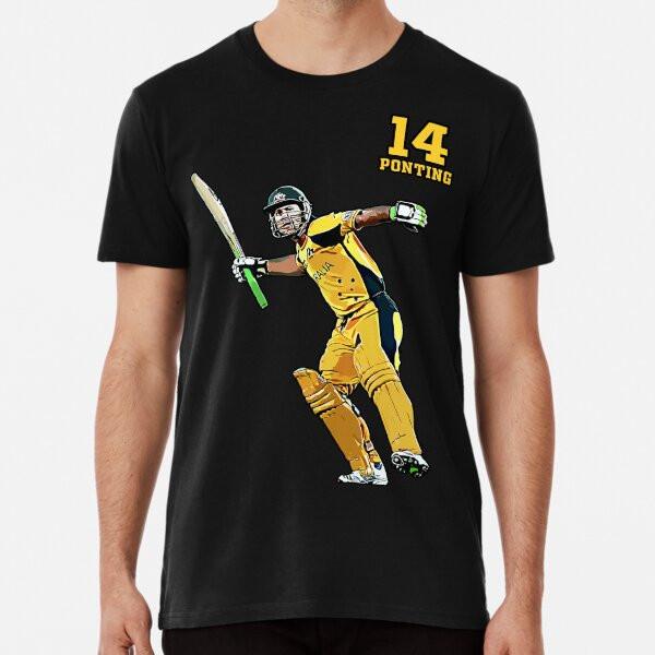 

Рики Понтинг - Австралийский игрок в крикет - от S до 5XL Сделано в Австралии/США Футболка M
