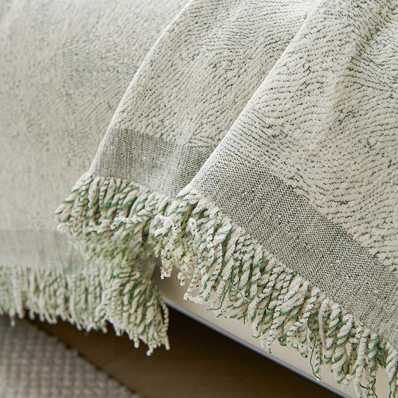 Chenille Vier Jahreszeiten Universal Sofabezug Universalbezug Rutschfest Schmutzabweisend Sofahandtuch Vollbezug Stoff Hochwertig Staubdicht Sitzkissen