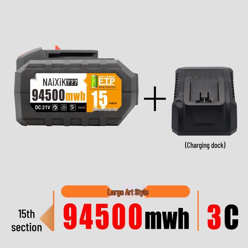 21V Electric Wrench Battery Compatible with Dayi Makita-Style Tools, Angle Grinder, Chainsaw, Lithium Battery