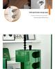 Nordic Rotating Multi-Layer Storage Cabinet: Versatile Makeup, Bedside, or Snack Organizer