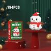 Regali di Natale Serie Micro Blocchi da Costruzione Babbo Natale Renna Puzzle Mattoncini da Assemblare Decorazione da Tavolo Giocattoli Bambini
