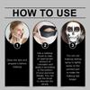 Halloween Blacks And Whites Foundation Make-Up Paint Cream Easy To Cover Skin Color Clown Makeup Effect Foundation Make-Up Paint Cream