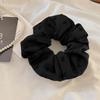 Polka Dot Haargummis Seil Damen Große Größe Herz Schleife Bedruckte Scrunchies Grau Schwarz Haarband Pferdeschwanzhalter Kopfschmuck