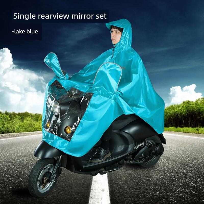 Paradise Genuine Electric Motorcycle Protective Raincoat for Adults, Enlarged and Thickened, Unisex Oxford Fabric Single/Double Person Rain Poncho