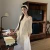Summer Knitted Sunscreen Women Blouse Hollow Out See Through Pullover Sweater Bat Sleeve Shawl Top Loose Casual Simple Covers Up Irregular Long Shirt