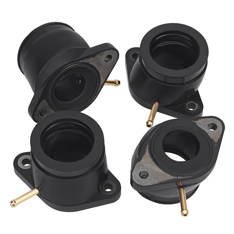 4Pcs Motorcycle Carburetor Interface Intake Outlet Manifold For Yamaha XJR1200 XJR1300 XJR1200SP XJR1300SP FJR1300 4KG-13586-00
