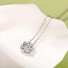 Silver Tone Star of David Crystal Pendant Necklace for Women, Dainty Sparkling Jewish Symbol Jewelry
