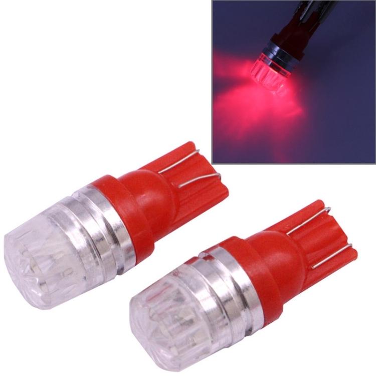 2 PCS T10 1.5W 60LM 1 LED Blue COB LED Brake Light for Vehicles, DC12V