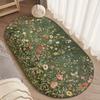 Fresh Green Garden Carpet Cute Bedside Floor Mat Doormat Welcome Mat Bathroom Mat Rug For Bedroom Carpet For Live Room
