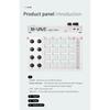 SMC-PAD Wireless MIDI Controller Suitable Percussion Keyboard USB-C Interface Portable Design Small MIDI Pad