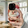 Phone Case: 2D Flat Design Suitable for iPhone 18 17 16 15 14 13 Pro Protective Case, Santa Claus, Christmas and Halloween, Perfect Holiday Gift