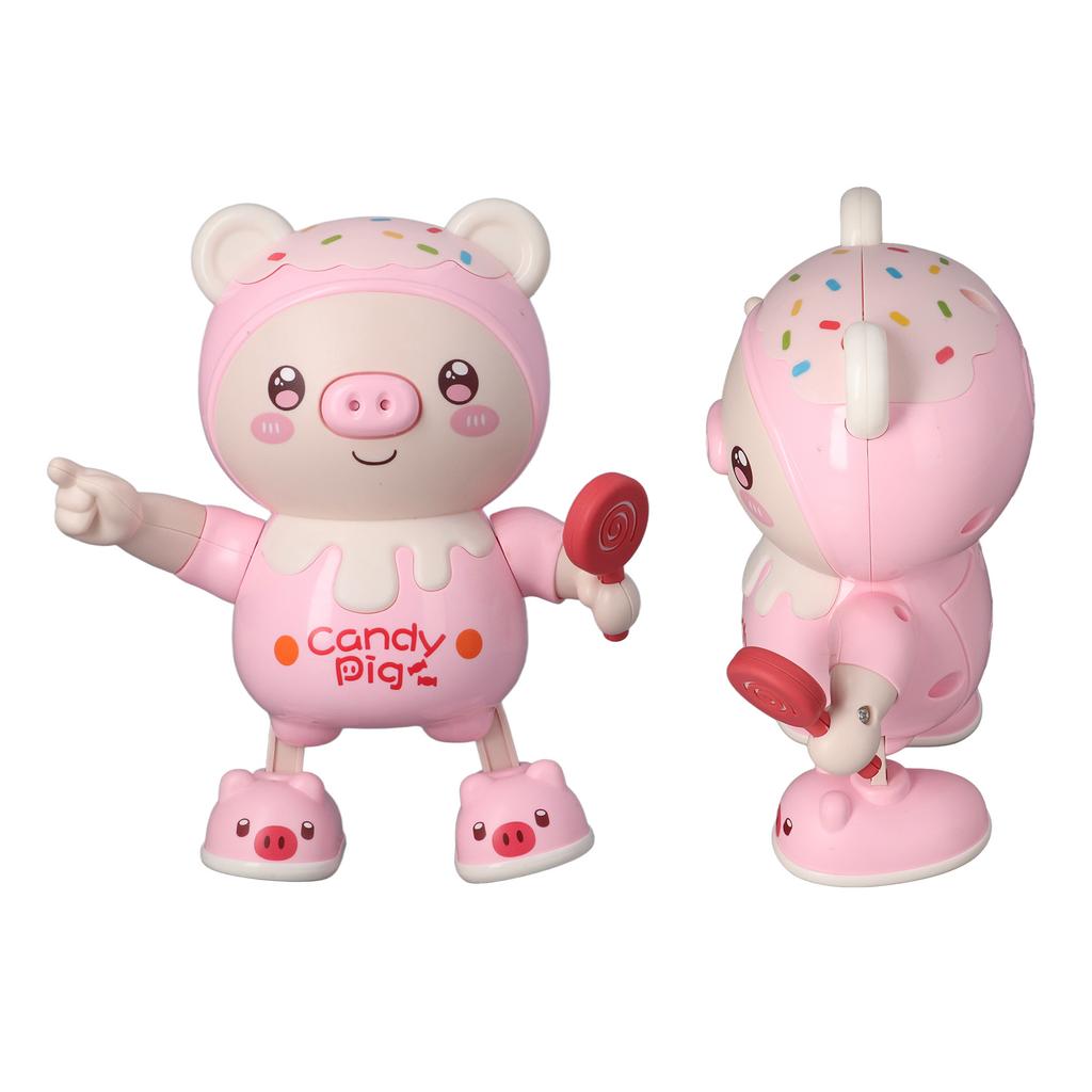 Elektronisches tanzendes Ferkelspielzeug Cooles Licht Musik Kinder Gehendes Tier Interaktives Spielzeug für Kinder