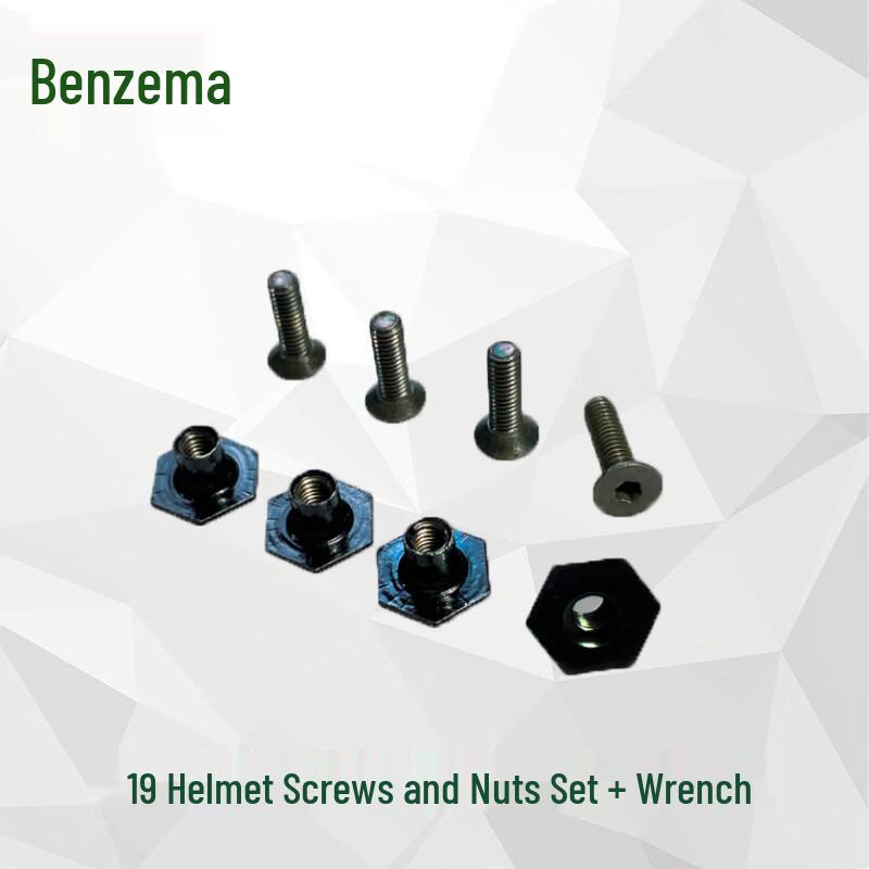 Helmet Screw & Nut Set with Wrench