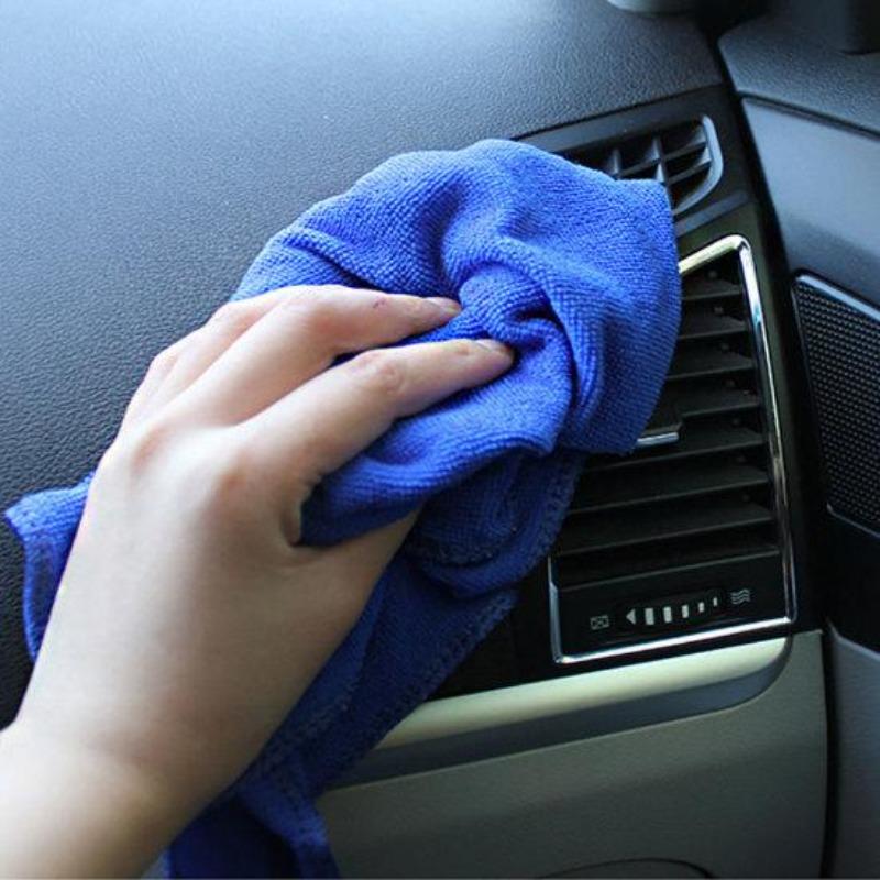 Velká čistící utěrka na auto z mikrovlákna Měkká absorpční mycí prachovka do auta