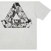 PALACE Tri Heads T Shirt Grey Marl T Shirt Unisex Gray P21TS150