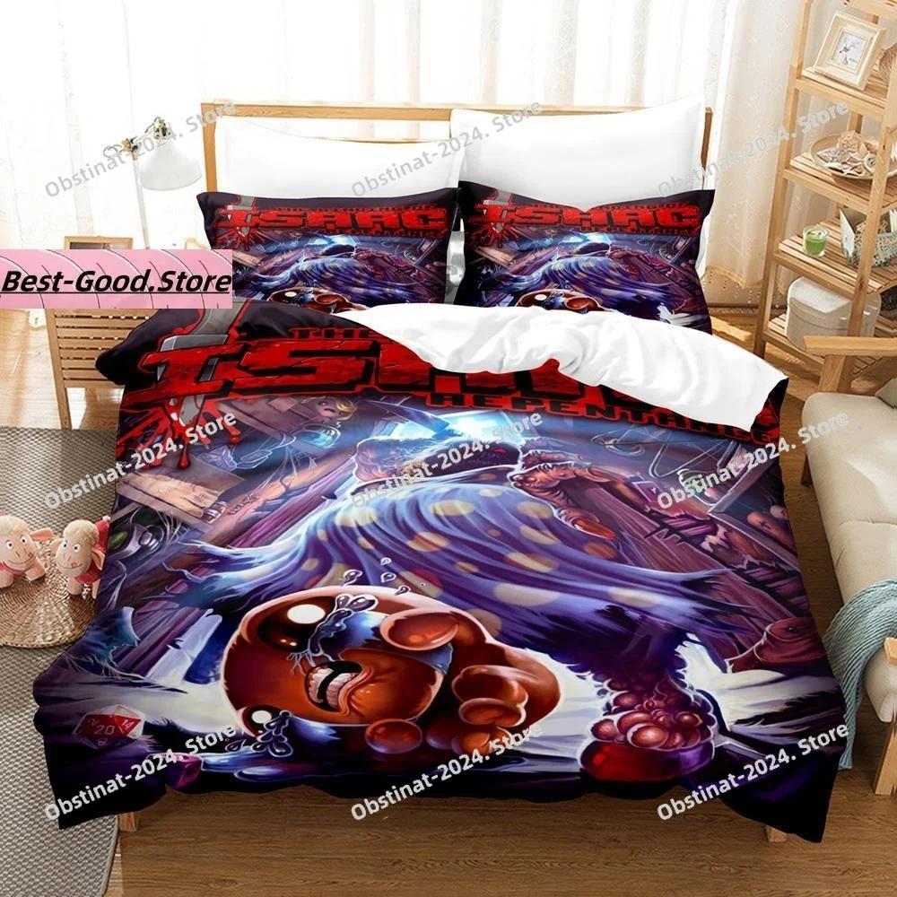 The Binding of isaac Bedding Set Printed Bed Set With Pillowcase Bed Duvet Cover Soft Single Double Queen Super King Size