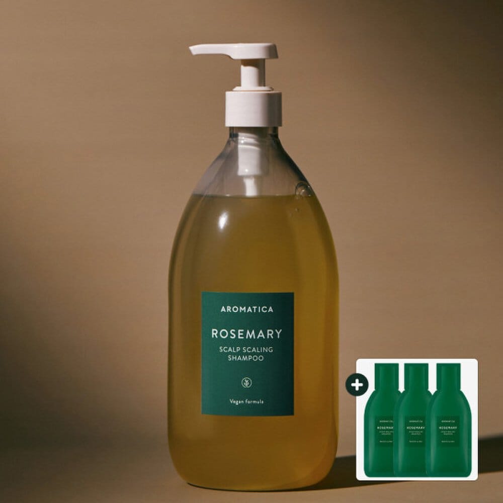 

Rosemary Scalp Scaling Shampoo 1000ml (Pump Type) + 3 Samples (Random)