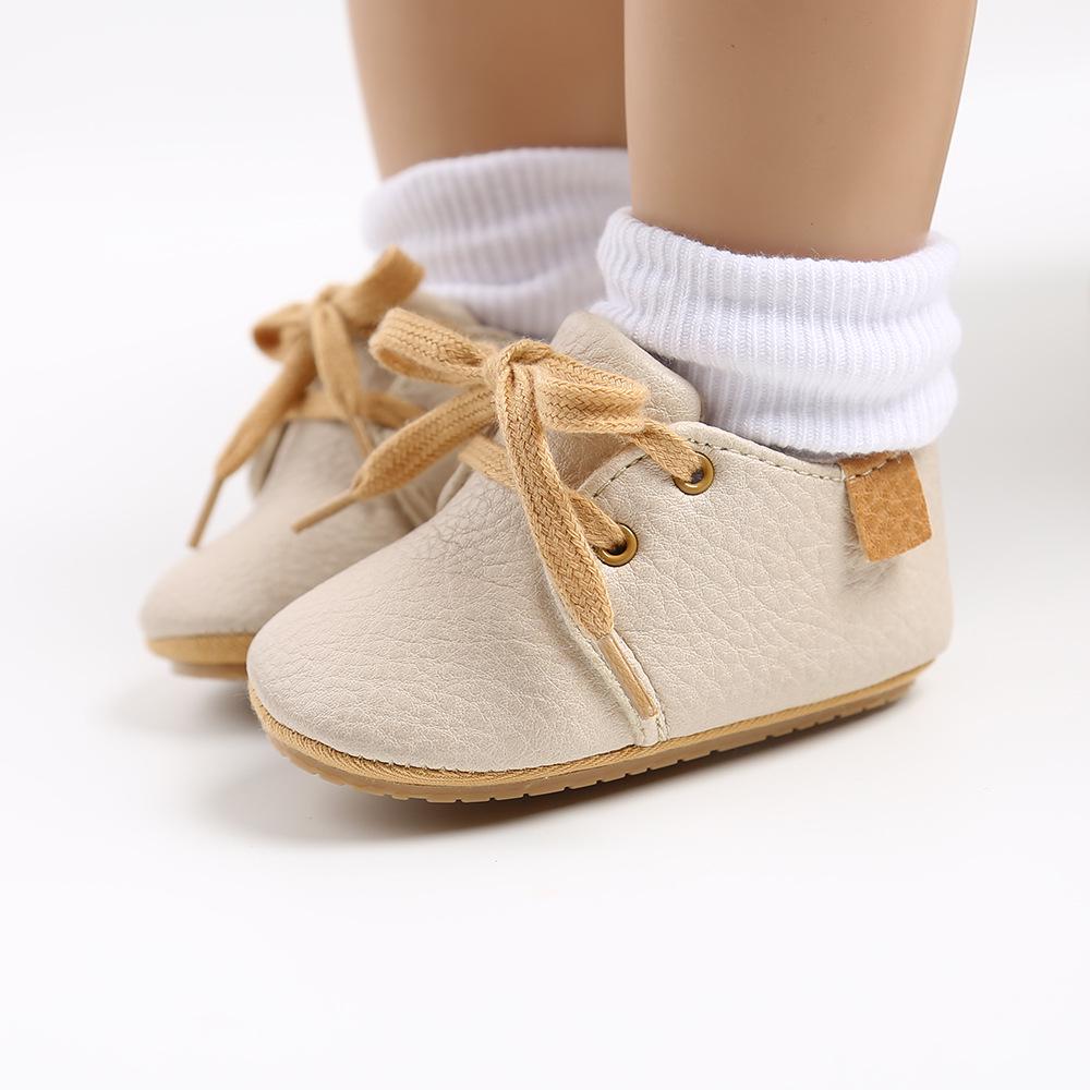 Spring & Autumn Soft Sole Baby Shoes for Boys & Girls - TPR Walker, Little Wave Design, Multiple Colors