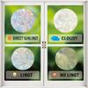 Window Clings Antis-Collision Window Decal To Save Birds from Window Collision Easy Remove No Residues and Reusables