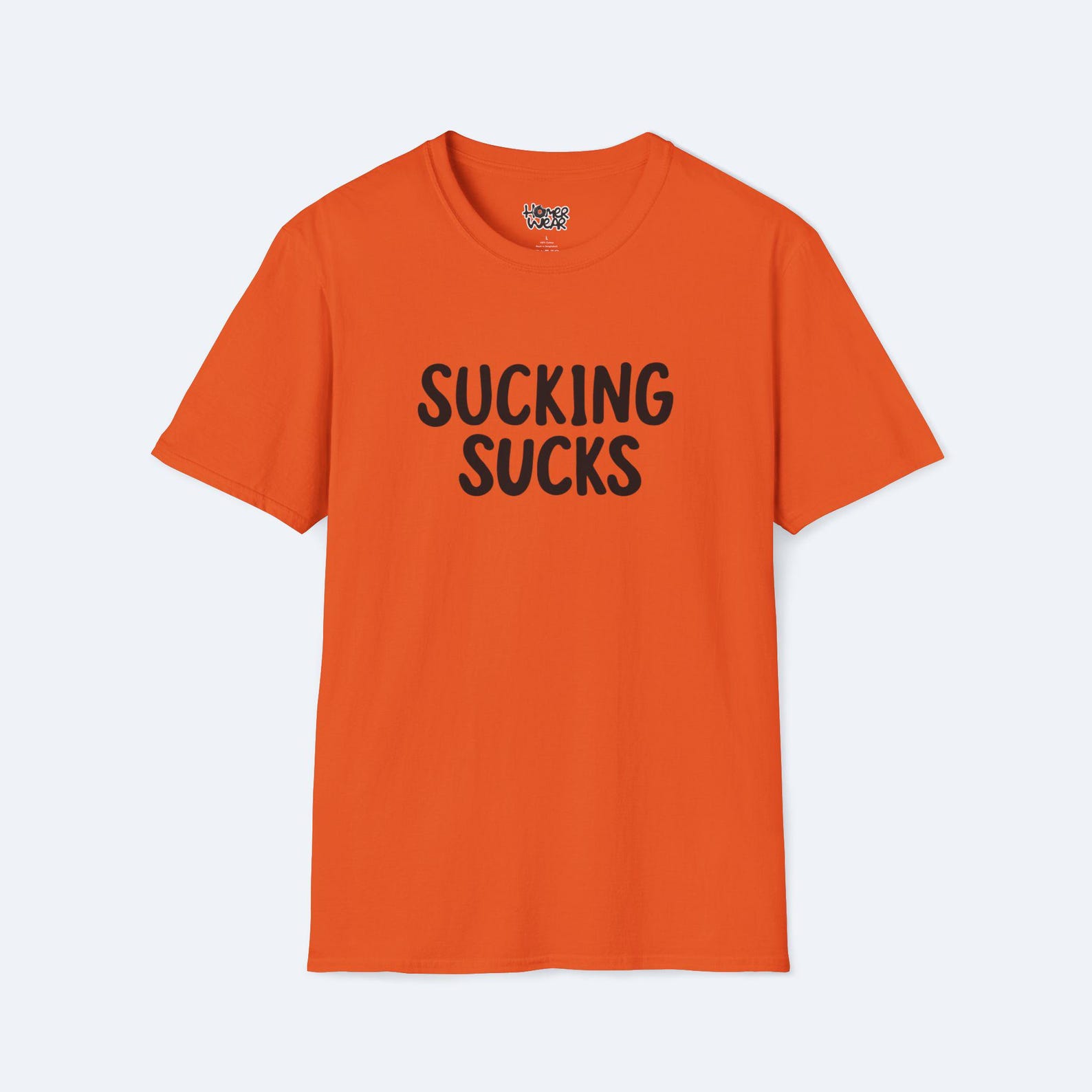 Sucking Sucks Bart Meme T-Shirt Funny Cartoon Graphic Tee Retro 90s TV Humor Shirt Sarcastic Streetwear Gift Idea Unisex Top M