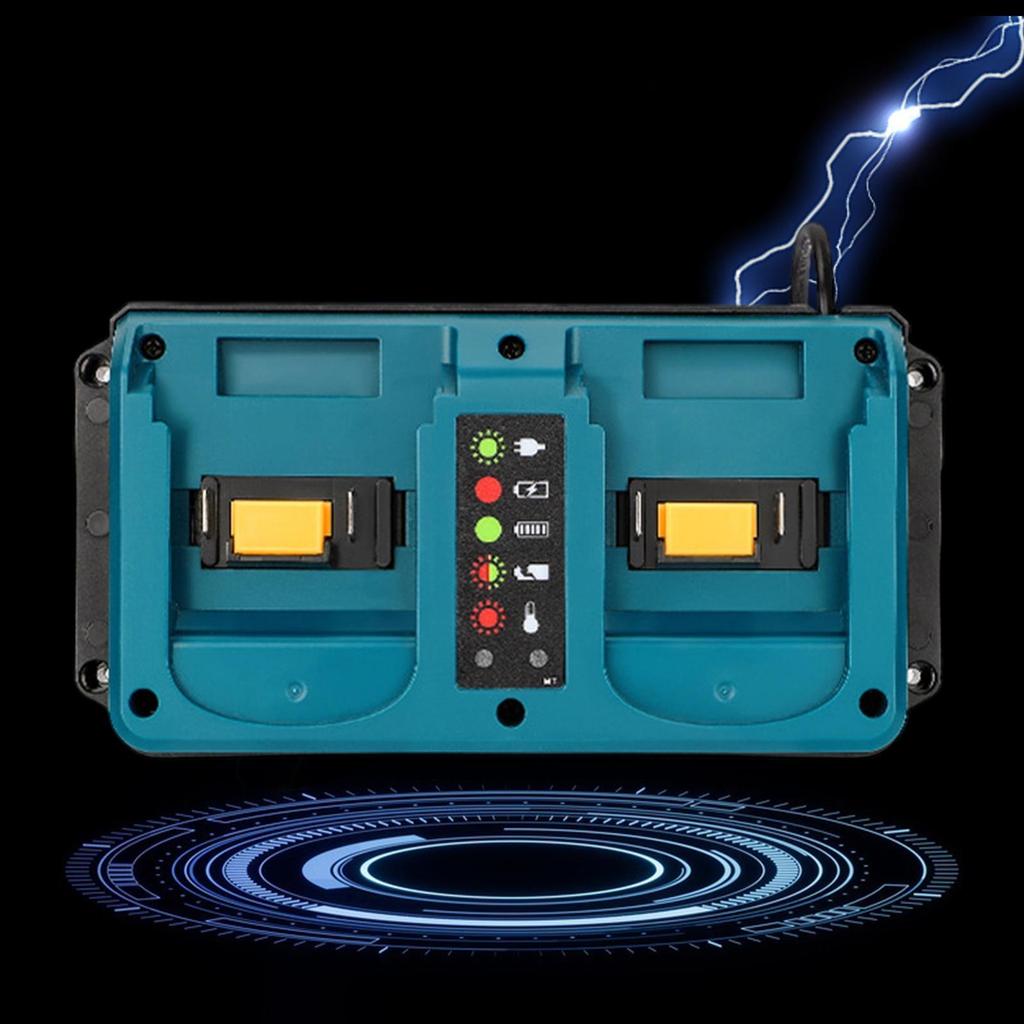 Power Tool for Makita 18V Li-ion Battery Replacement DC18RD Double Charger EU/US/UK/AU Plug