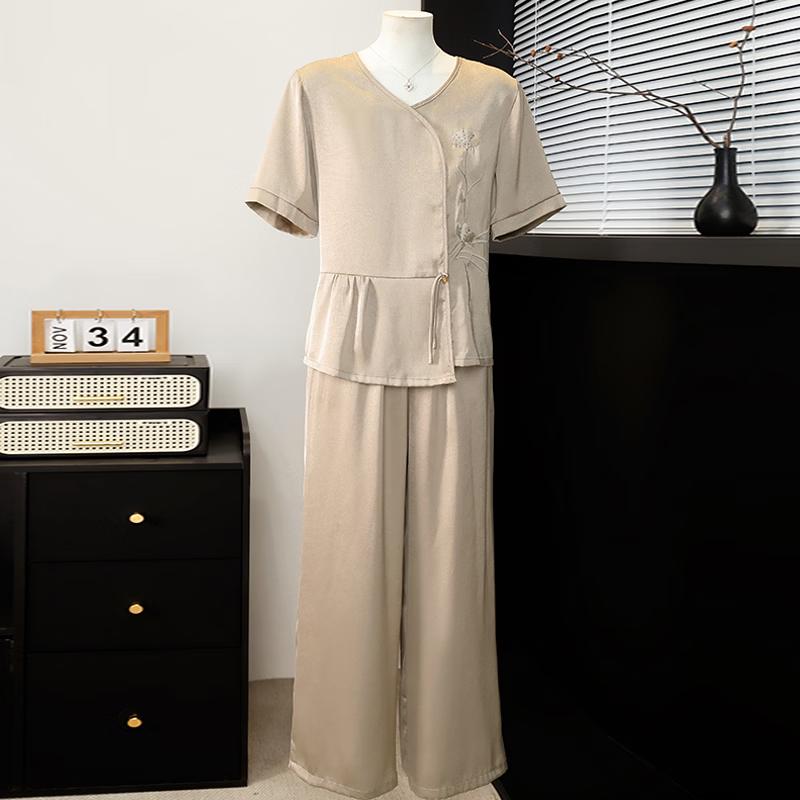 Elegant Tang Dynasty Style Women s Suit 3XL