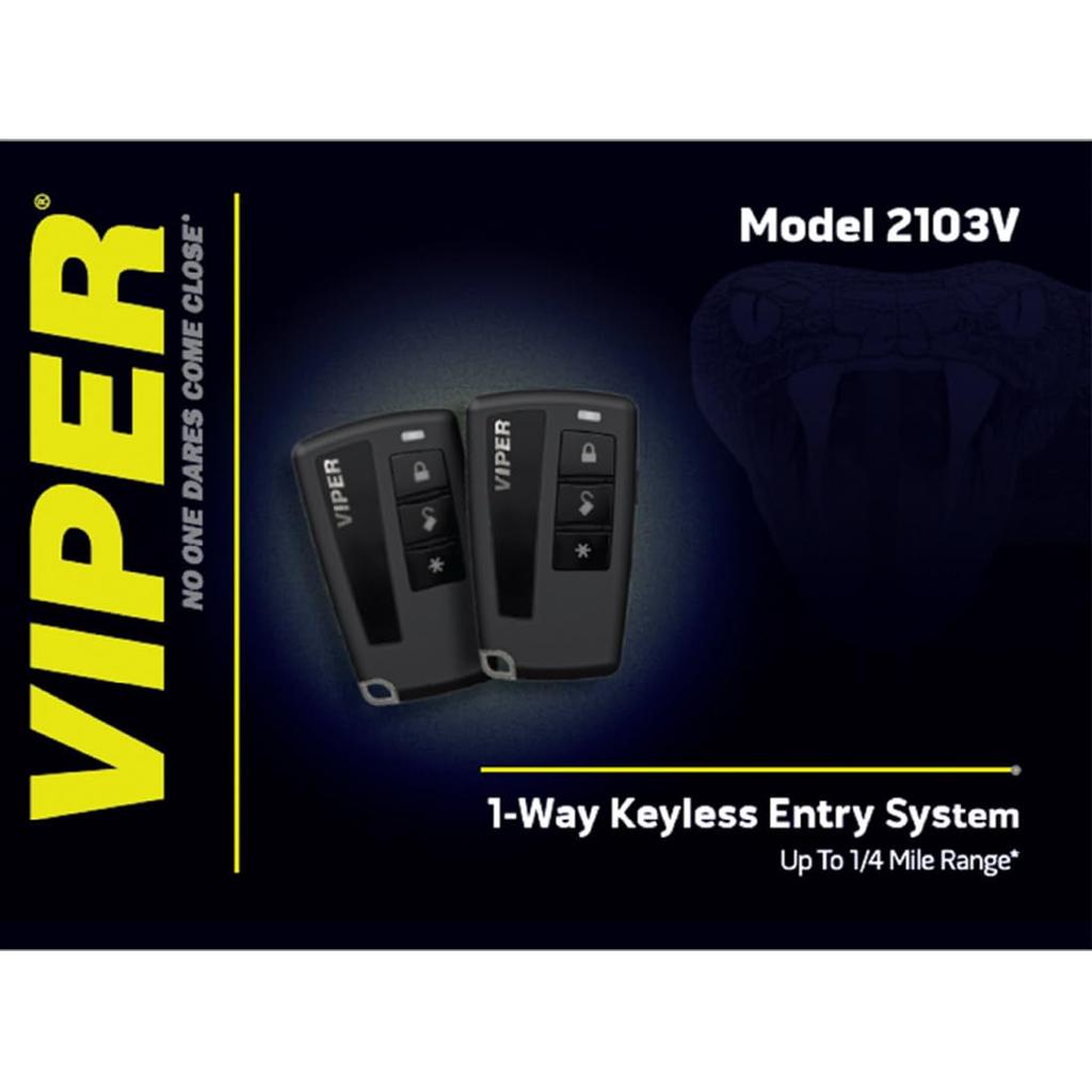 VIPER Viper 2103V Keyless Entry System Released In 2025