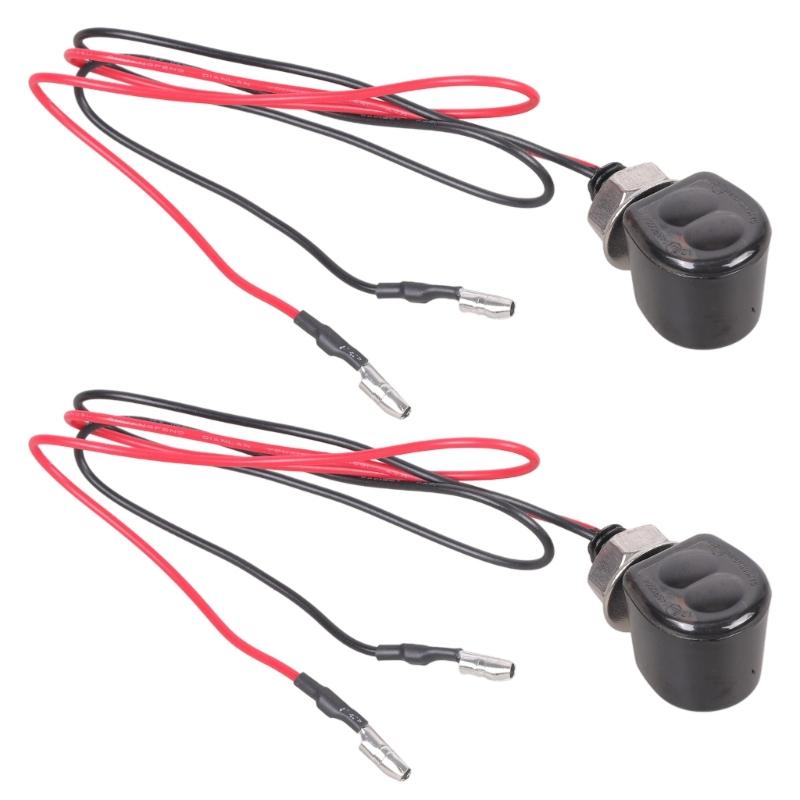 Motorcycle LED Signal Lights 12V Power Sturdy Daytime Visible Indicators Weatherproof Turn Indicator Pair for Bike