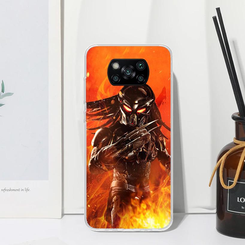 Alien Vs Predator Painted Phone Case For Xiaomi Poco X7 X6 X5 M7 M8 Pro F7 Ultra Redmi 15C 15 13C 13 12C 12 10 10C 10A Art Funda