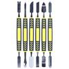 Lot de 6 spudgers métalliques à double extrémité pour réparation de téléphone portable et ordinateur portable