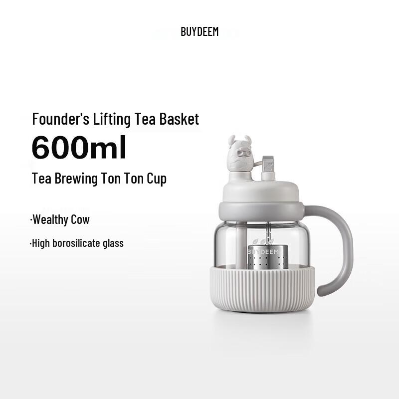 Buydeem Portable Tea Infuser Glass Tumbler
