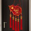 Delicated Red Wall Ornament Hanging Spring Festival Decor 2026 Lucky Pendants  Party Decor
