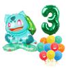 Standing Pokémon Pikachu Squirtle Child Elf Birthday Aluminum Film Printing Latex Balloon Gift